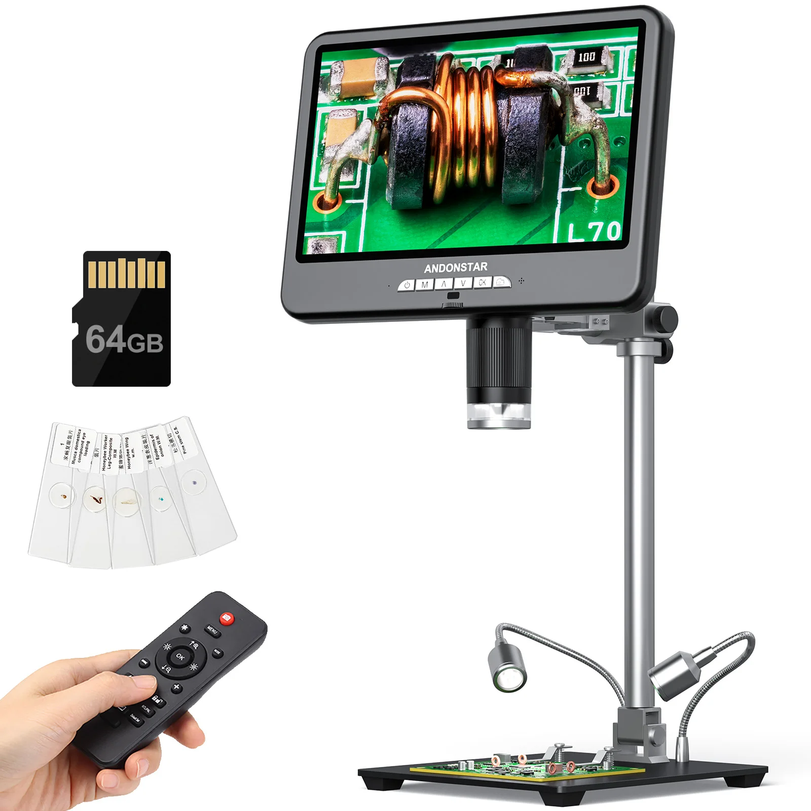 Repair Electronics - Microscópio Digital Andonstar AD210S-Pro 4K 60FPS