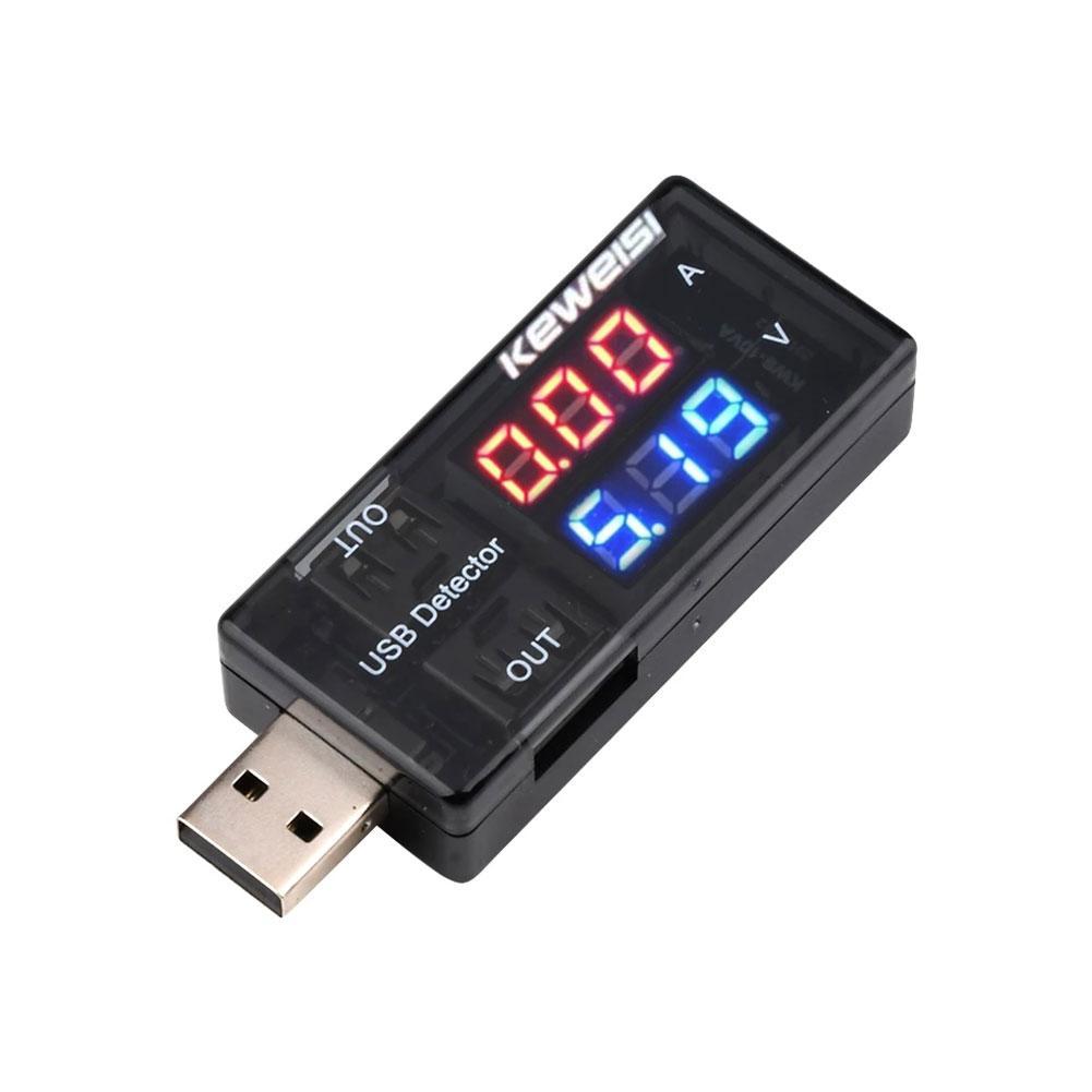 Usb Ammeter Tester - Tensão de corrente usb digital dupla