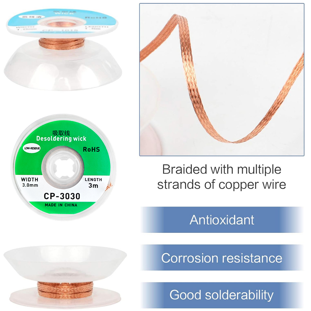 Ansiki Desoldering Wick 3M com - Solder Wick Braid avaliação e preço