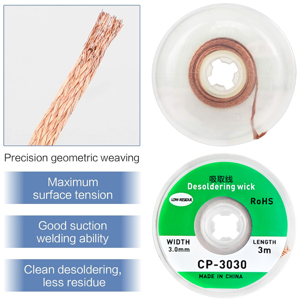 Ansiki Desoldering Wick 3M com - Solder Wick Braid avaliação e preço