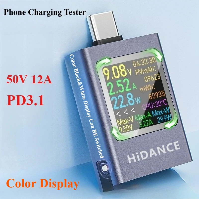 13 em 1 dc 4.5-50v 0-12a multi - Usb Ammeter Tester avaliação e preço