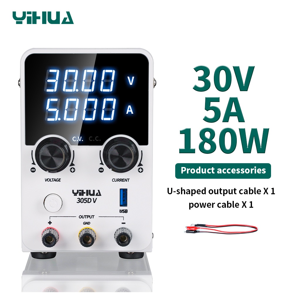 Yihua 305d-v 180w dc fonte de  - Electronics Repair Lab avaliação e preço