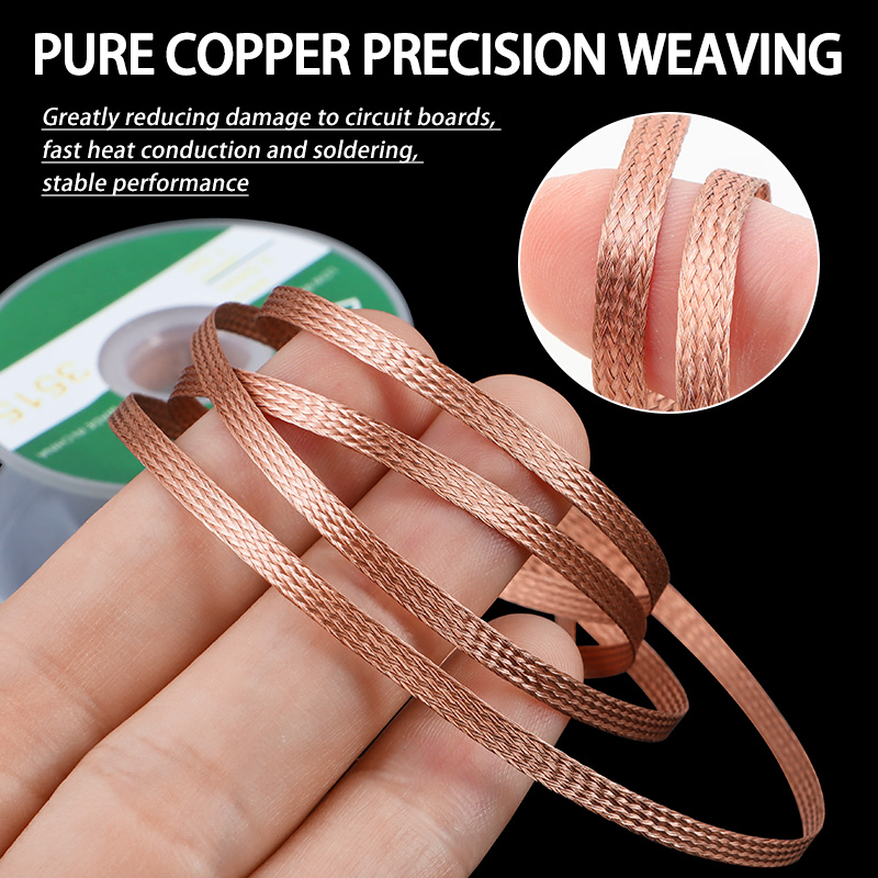 1/2/5 Peças Malha Dessoldadora - Solder Wick Braid avaliação e preço