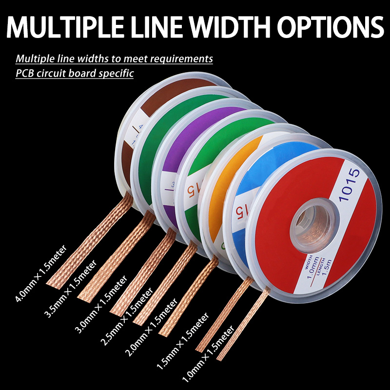 1/2/5 Peças Malha Dessoldadora - Solder Wick Braid avaliação e preço