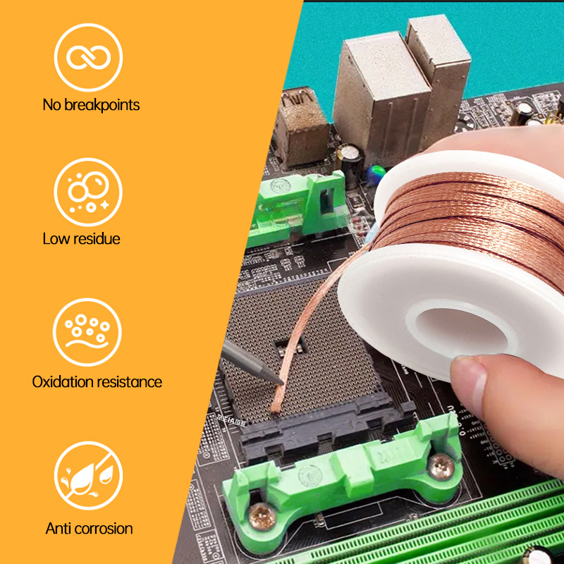 Fio de Cobre Desoldador Forte  - Solder Wick Braid avaliação e preço
