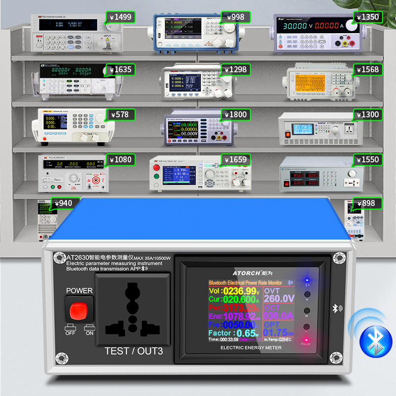 At2630 ac amperímetro voltímet - Usb Ammeter Tester avaliação e preço
