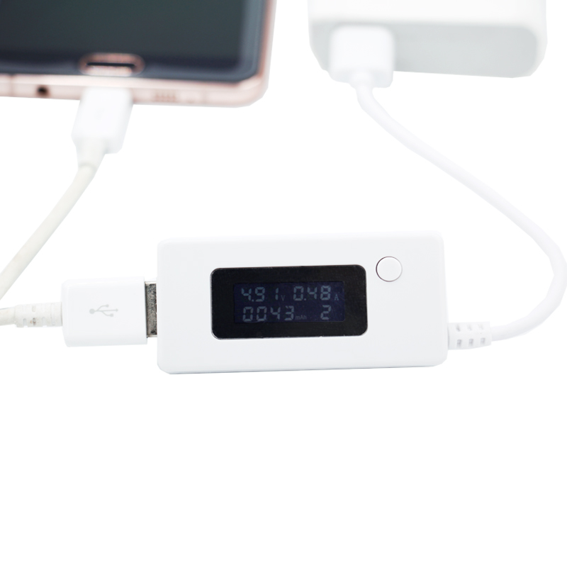 Tela lcd mini telefone criativ - Usb Ammeter Tester avaliação e preço